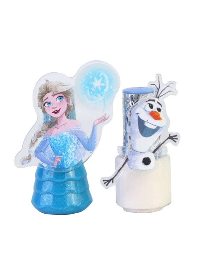 Lip Smacker Disney Frozen Elsa and Olaf Nail Polish Set (12 ml, Pack of 2) - Image 2